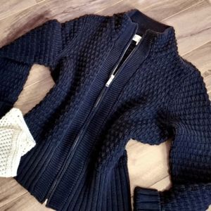 JONES NEW YORK Black Knit Sweater - Size PS (EUC)